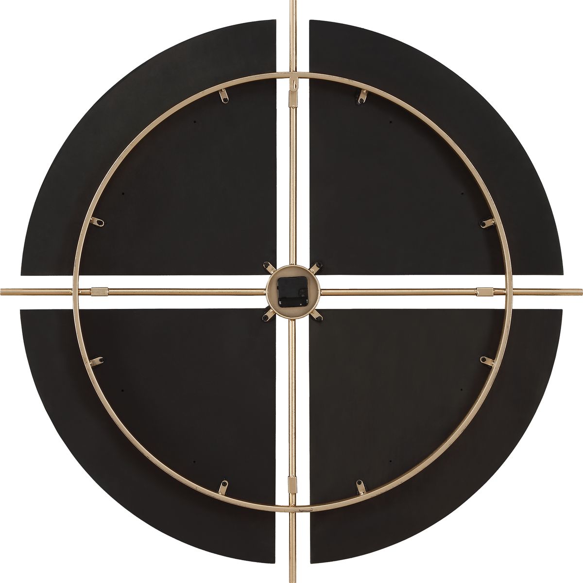 Walnut Elegance Wall Clock