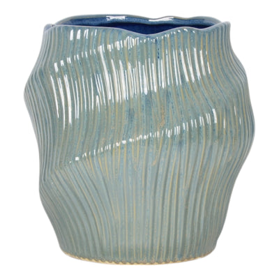 الزهرية الزرقاء / الكريمة من تيهاني Tihany Blue/Cream Vase