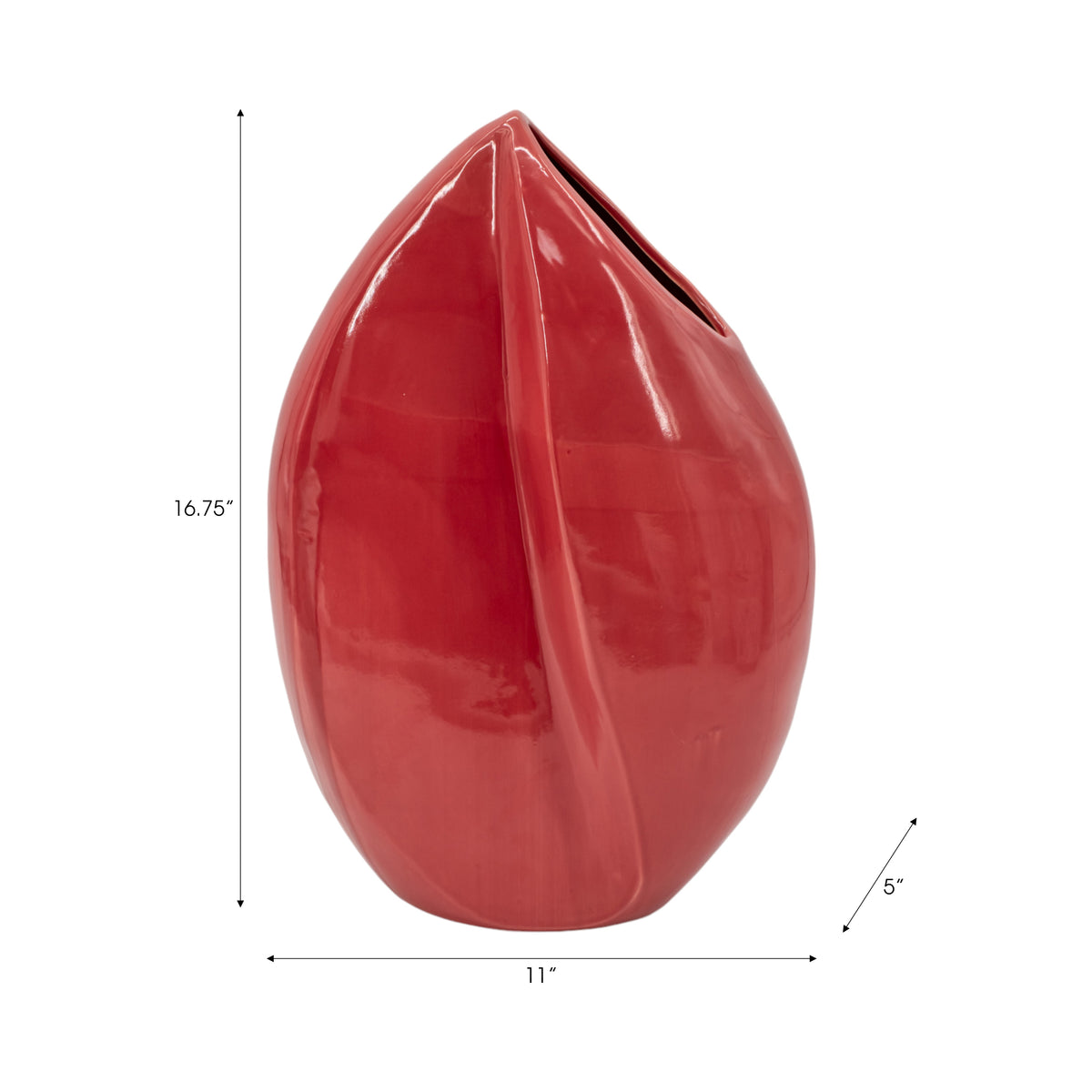 الزهرية الحمراء من Varena Varena Red Vase