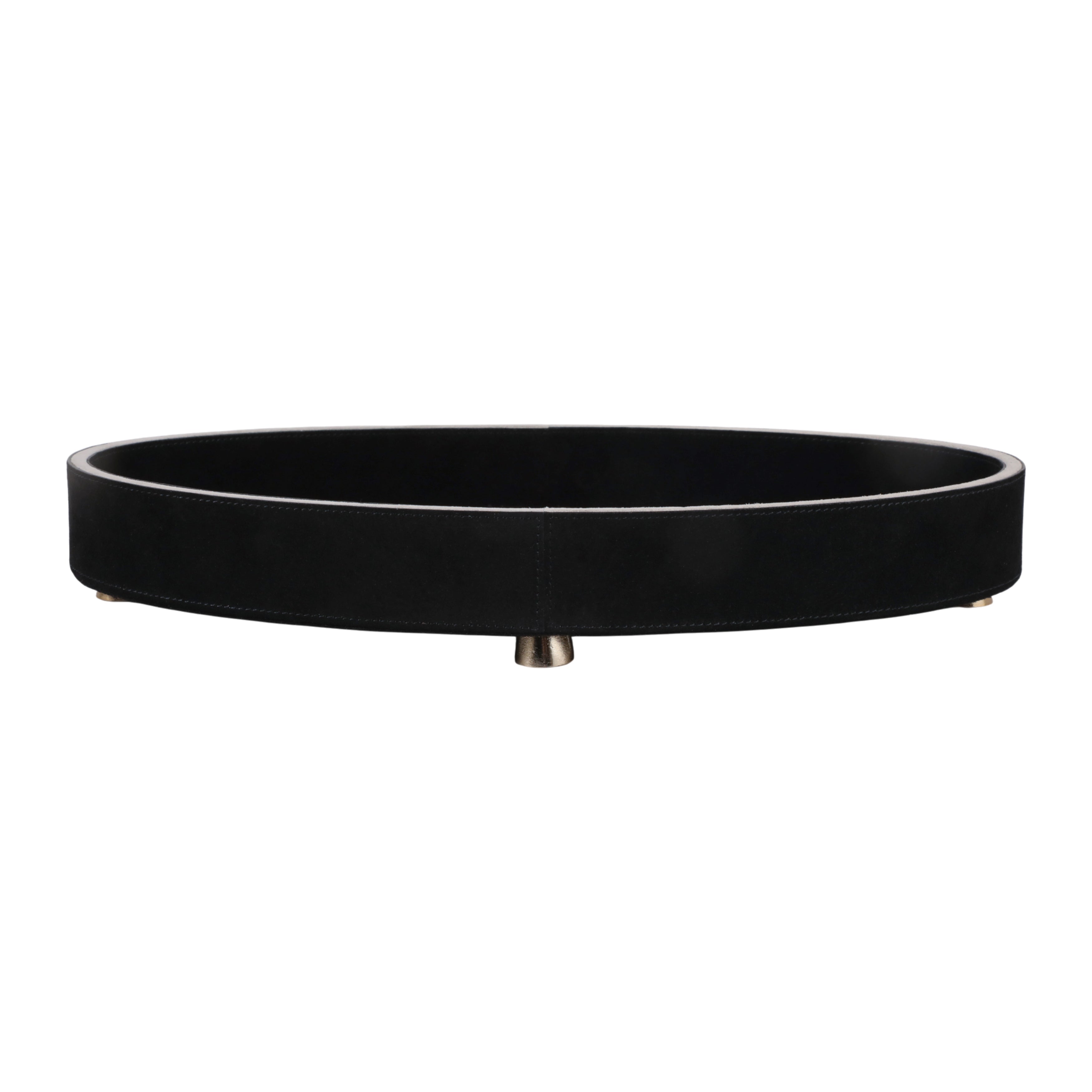 17" GRATIOT BLACK SUEDE TRAY