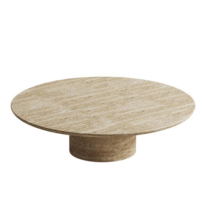 Matt Travertine Cocktail Table