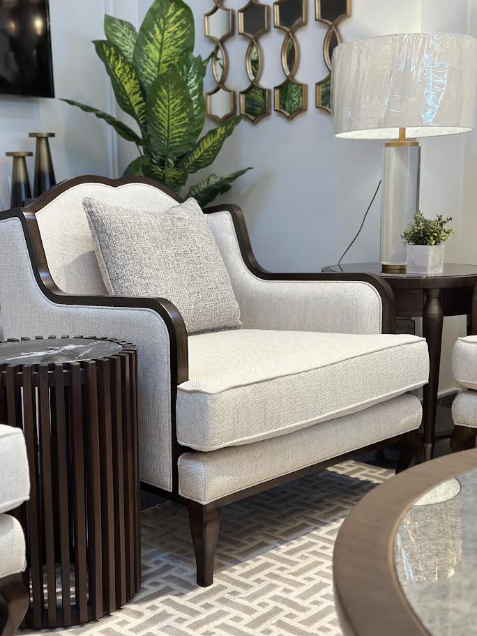 Shoug Grey Chair (90Cm)