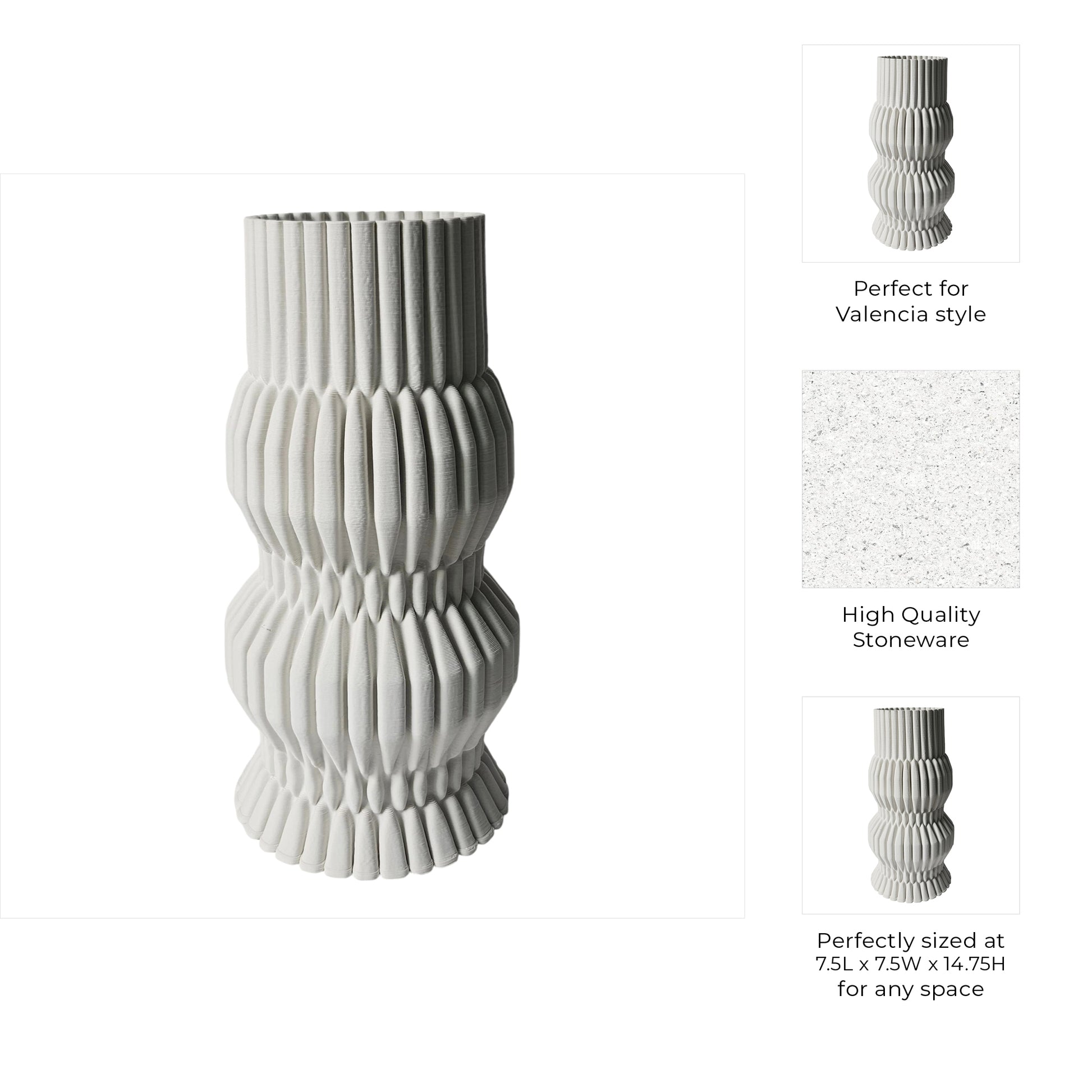 مزهرية أثيرتون المطبوعة ثلاثية الأبعاد Atherton 3d Printed Vase