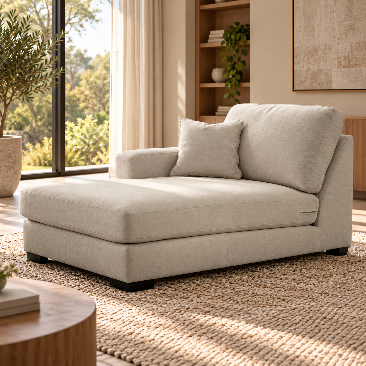 Scott Cream Left Chaise