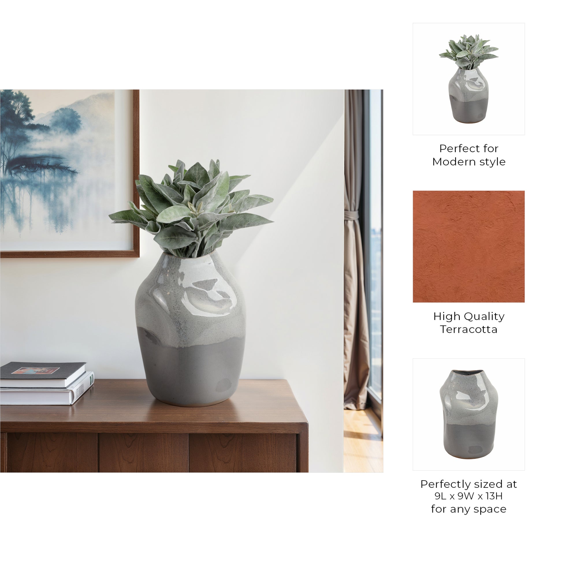 مزهرية بورتاليجري البرتغالية Portalegre Portugal Vase