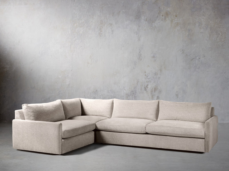 Royal | Elegant Lounge L-Shape Chanel Sofa - Beige - 280x190x85x80 cm