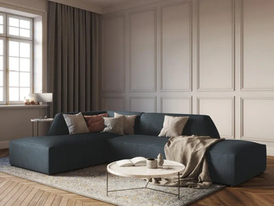 Royal | Cozy Corner Comfort L-Shape Velvet Sofa - 280x200x70x80 cm