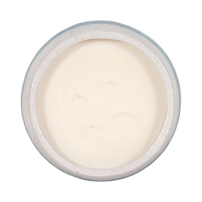 10" 35 Oz Moco Bamboo Bowl Candle, Light Blue - Al Rugaib Furniture