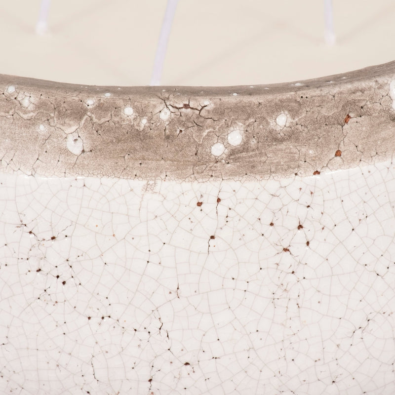 10" 35 Oz Wood Sage & Sea Salt Bowl Candle, Ivory - Al Rugaib Furniture