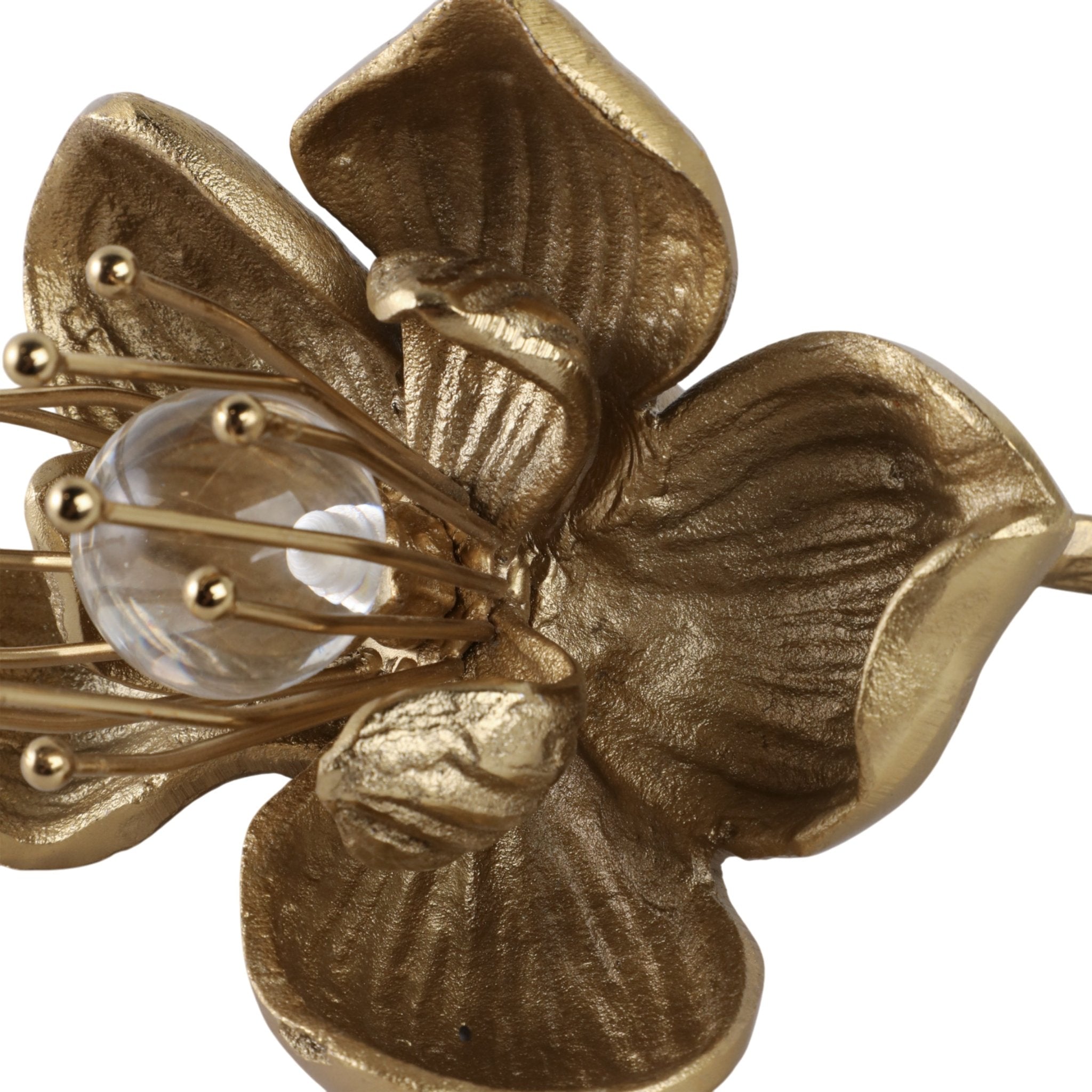 10" Addie Metal Flowers, Gold Table Decors| Sagebrook Home