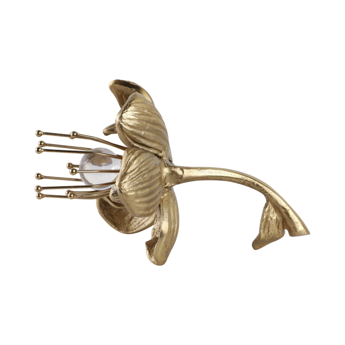 10" Addie Metal Flowers, Gold Table Decors| Sagebrook Home