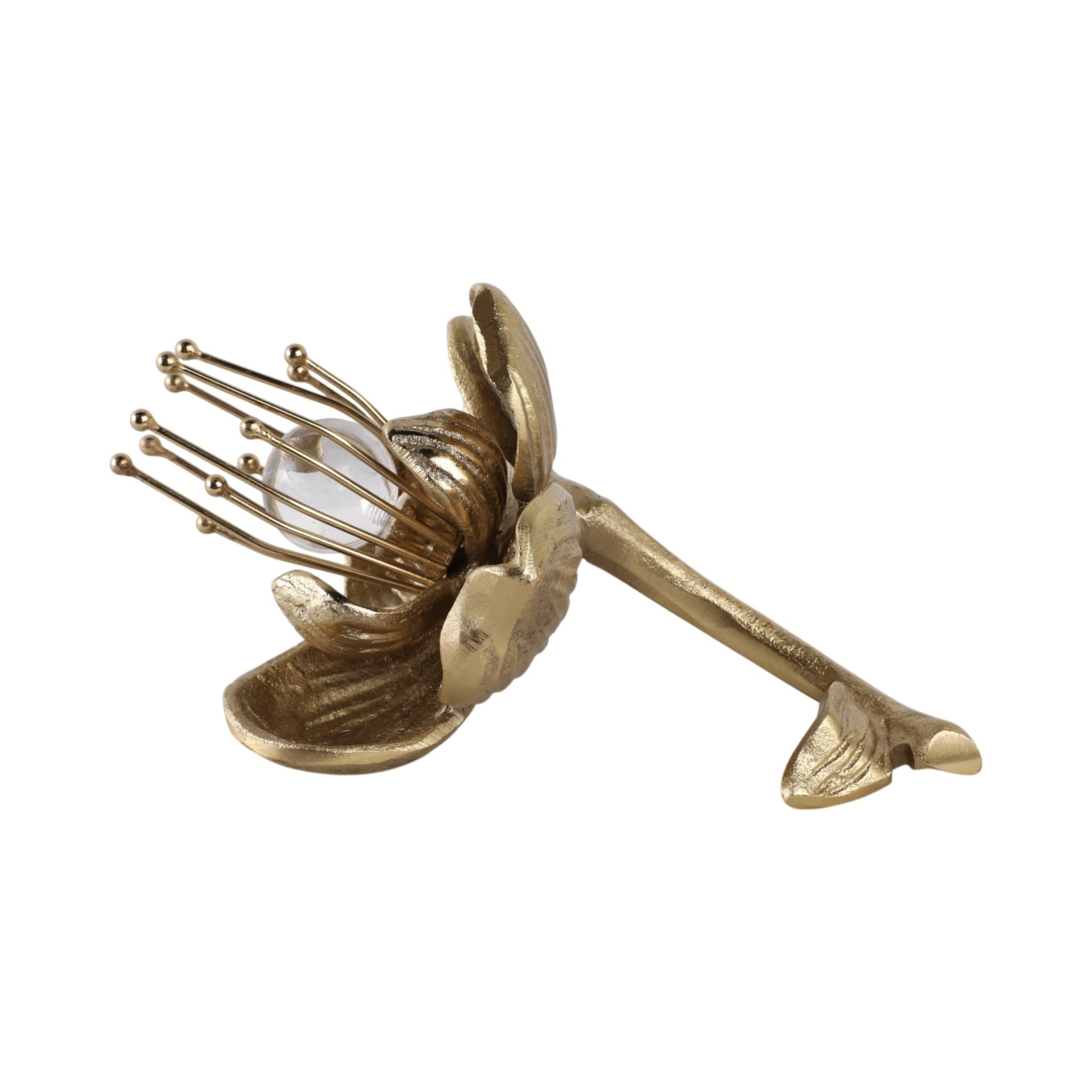 10" Addie Metal Flowers, Gold Table Decors| Sagebrook Home