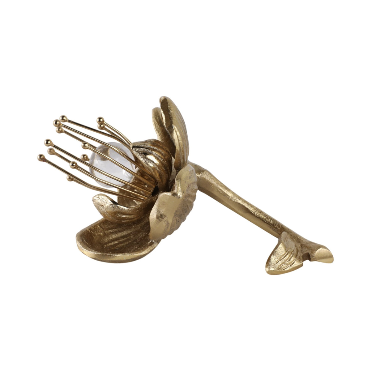 10" Addie Metal Flowers, Gold Table Decors| Sagebrook Home