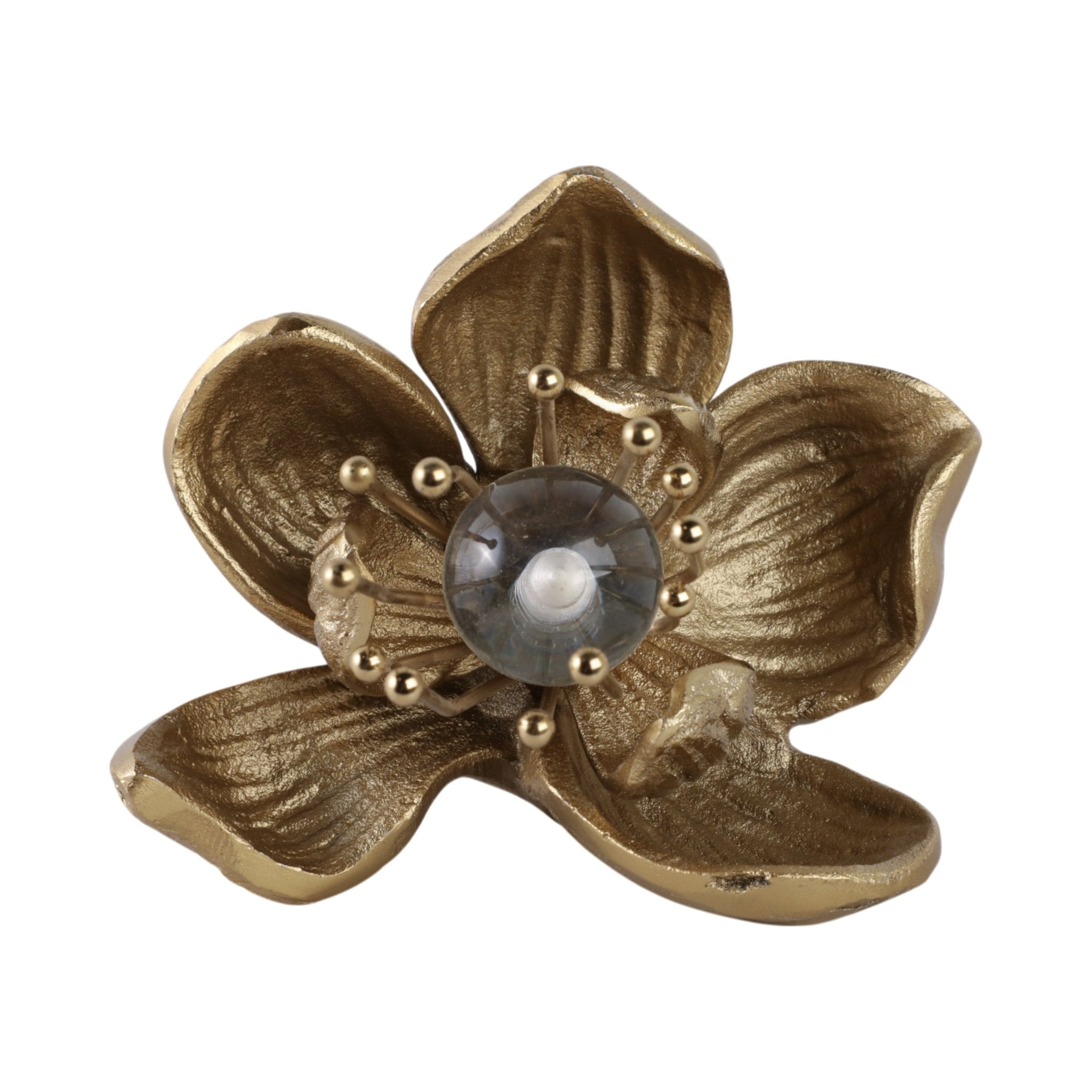 10" Addie Metal Flowers, Gold Table Decors| Sagebrook Home