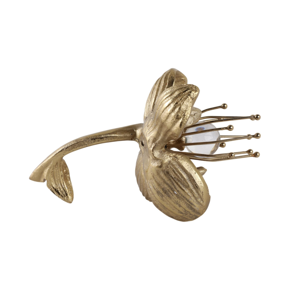 10" Addie Metal Flowers, Gold Table Decors| Sagebrook Home