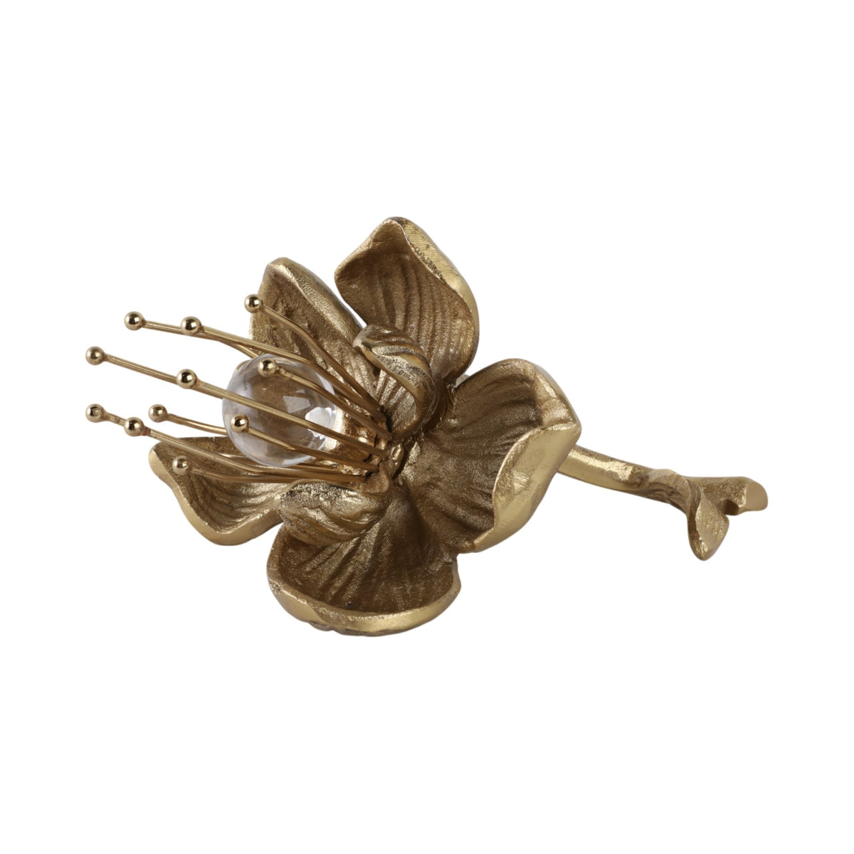 10" Addie Metal Flowers, Gold Table Decors| Sagebrook Home