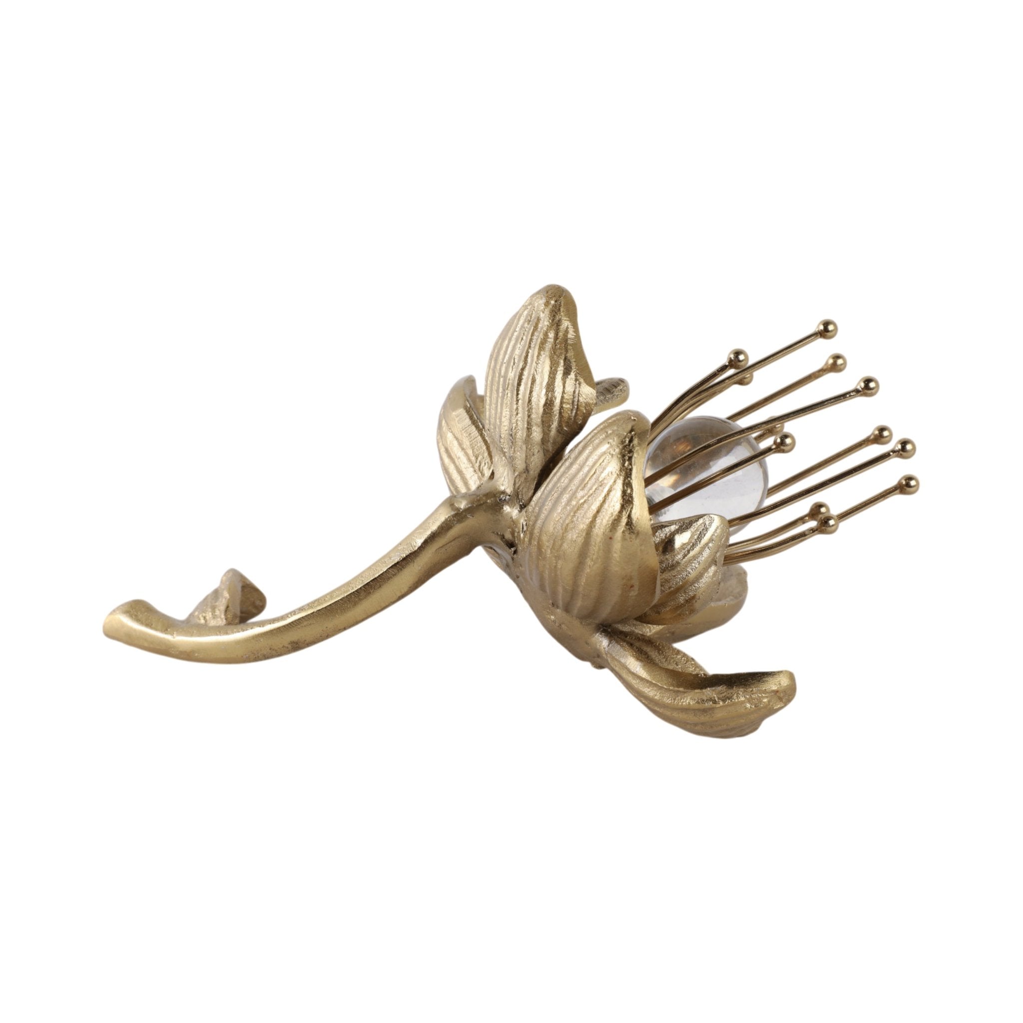 10" Addie Metal Flowers, Gold Table Decors| Sagebrook Home