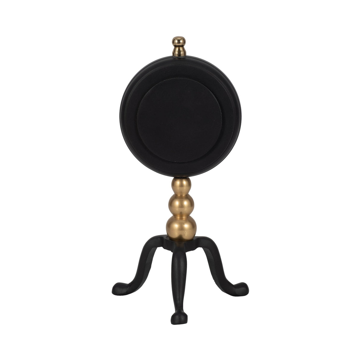 10" Addison Gold And Black Desk Clock Table Decors| Sagebrook Home