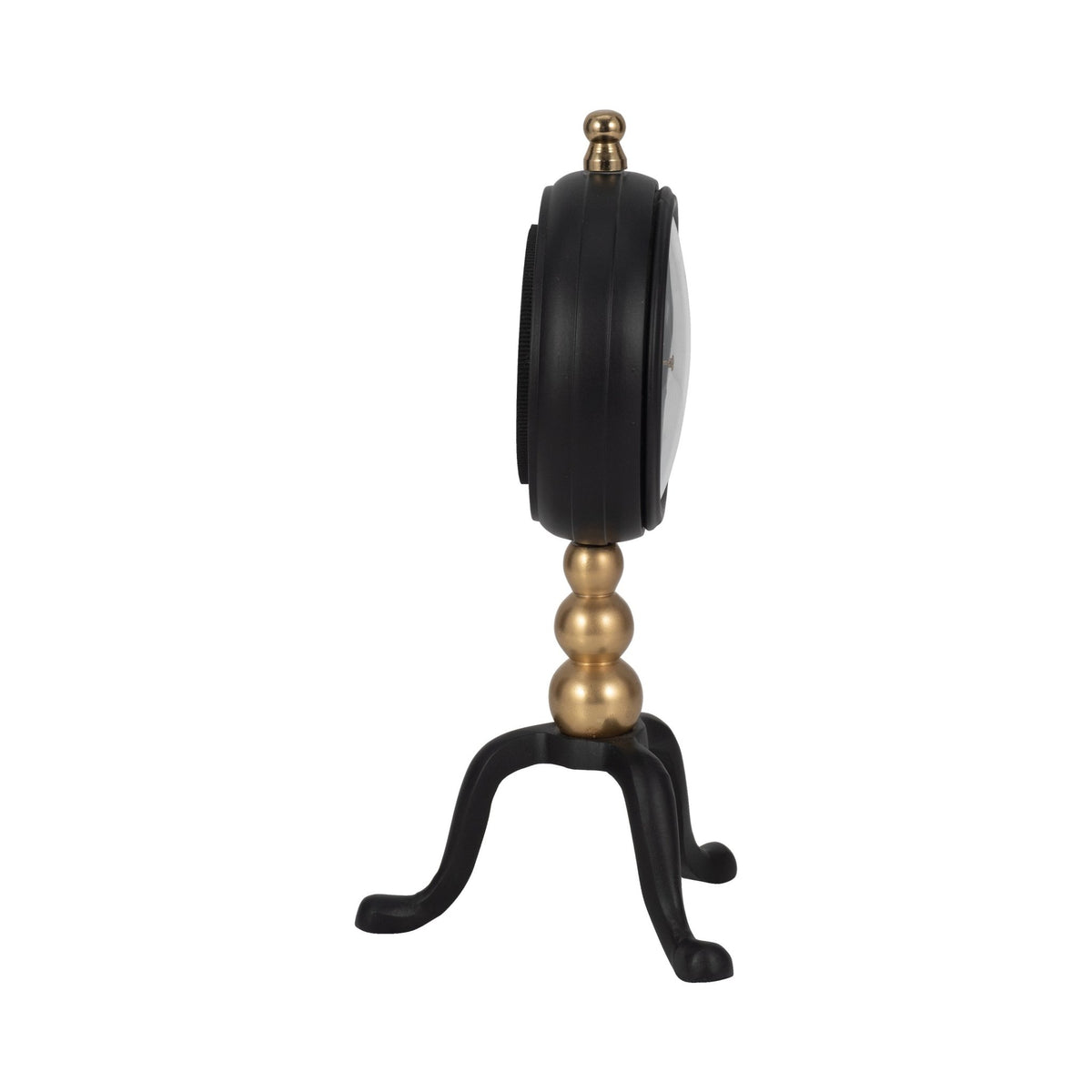 10" Addison Gold And Black Desk Clock Table Decors| Sagebrook Home