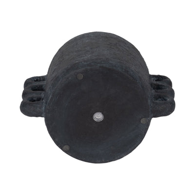 10" Arch Handle Planter, Black - Al Rugaib Furniture