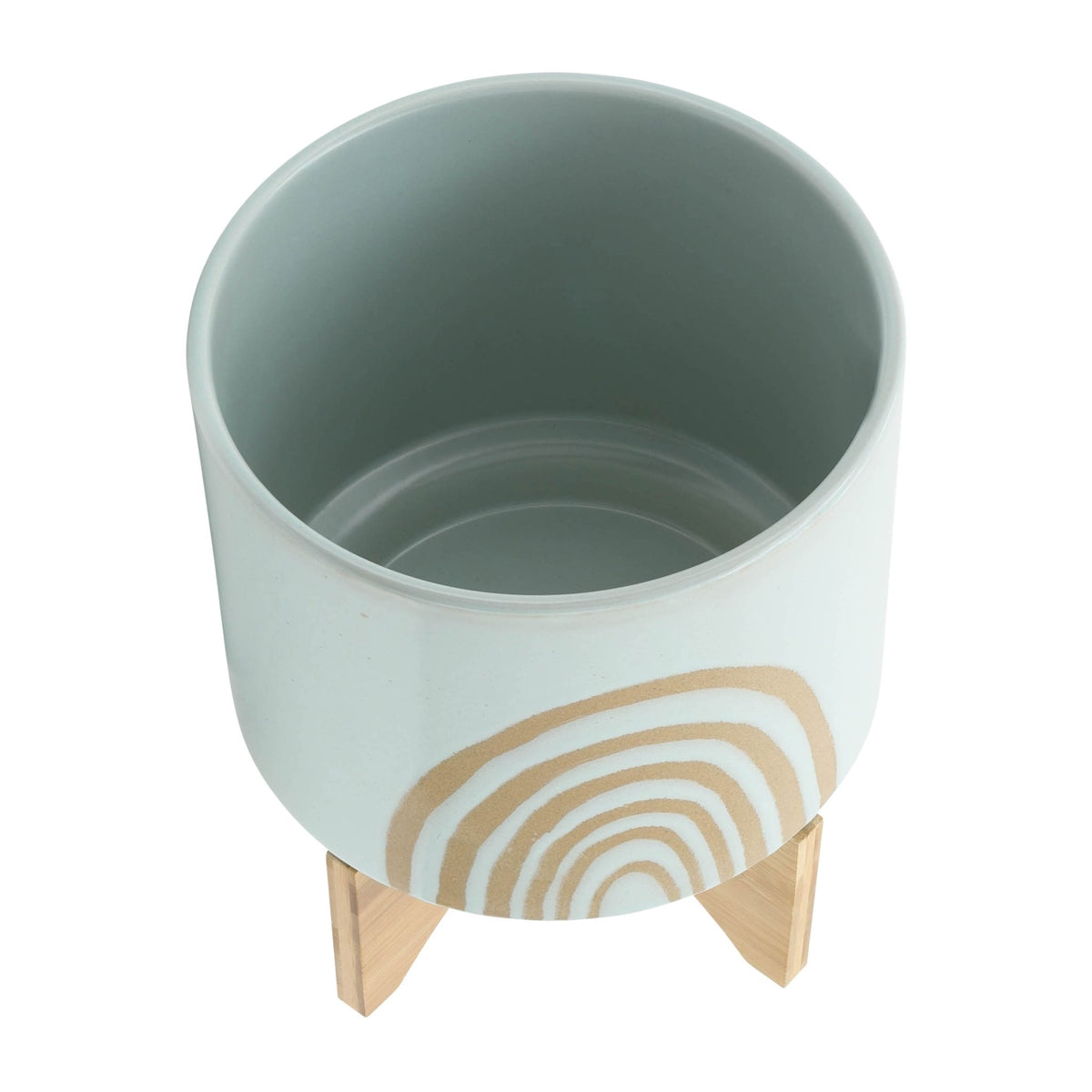 10" ARCH PLANTER W/ STAND, MINT Outdoor Planters| Sagebrook Home