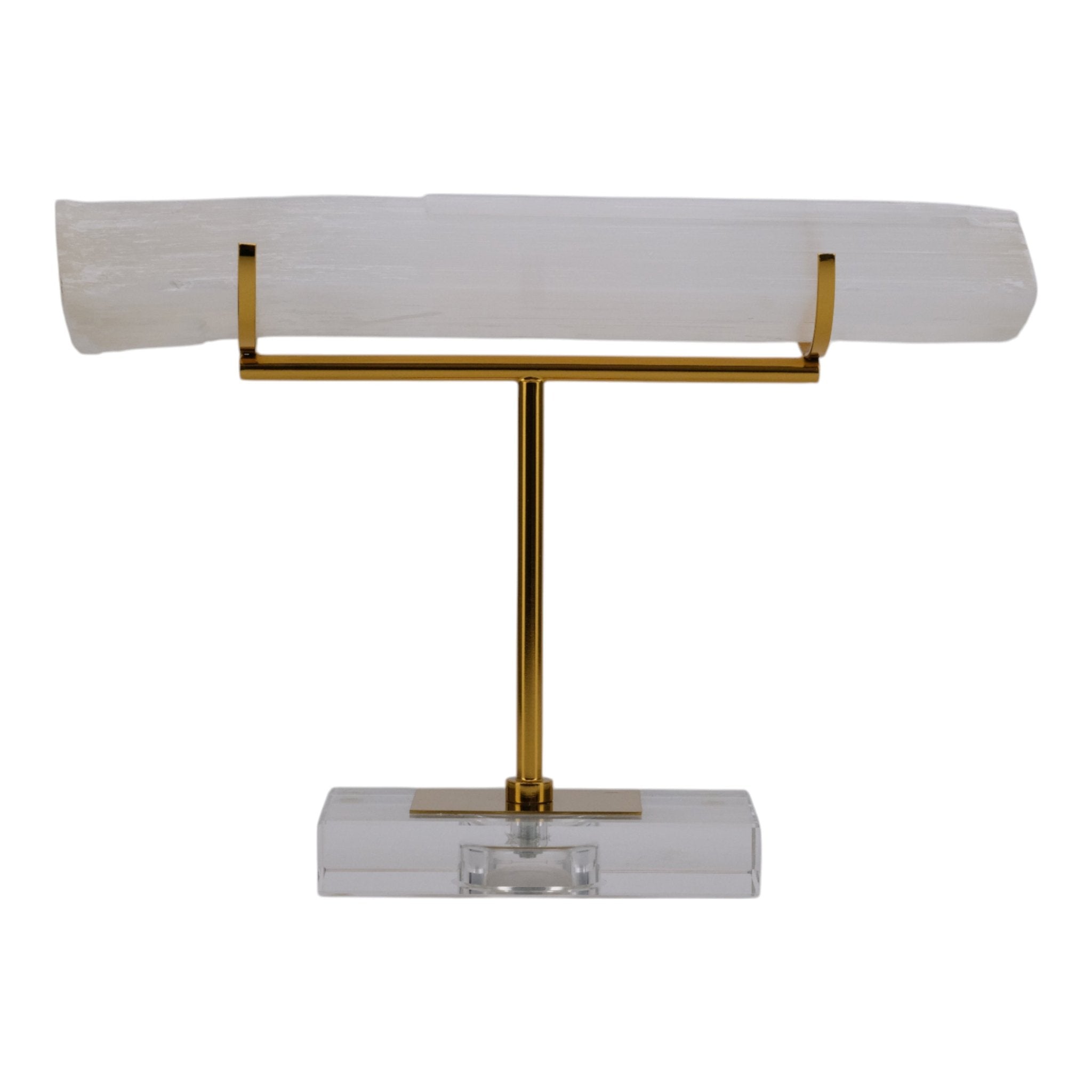 10" Artemis Small Selenite Stone Log Statuary Table Decors| Sagebrook Home