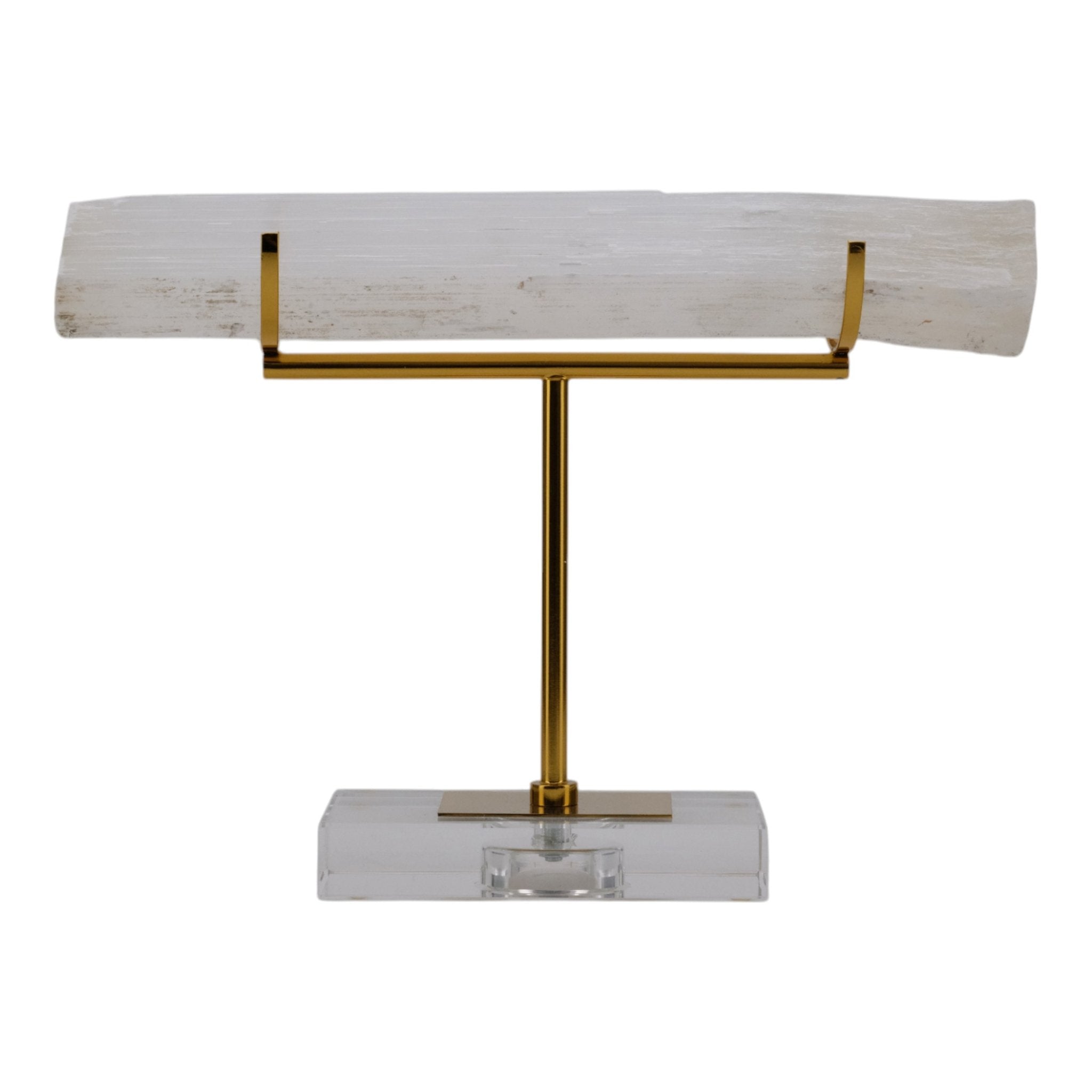 10" Artemis Small Selenite Stone Log Statuary Table Decors| Sagebrook Home