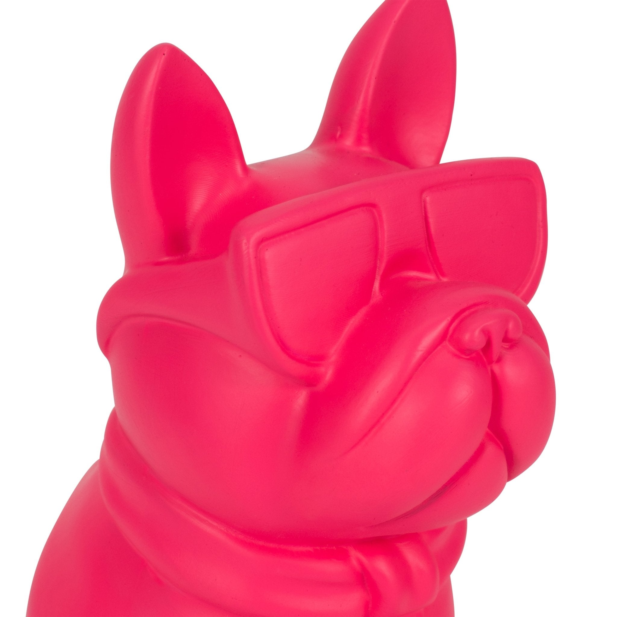 10" Cool Shades Boston Terrier, Pink Table Decors| Sagebrook Home