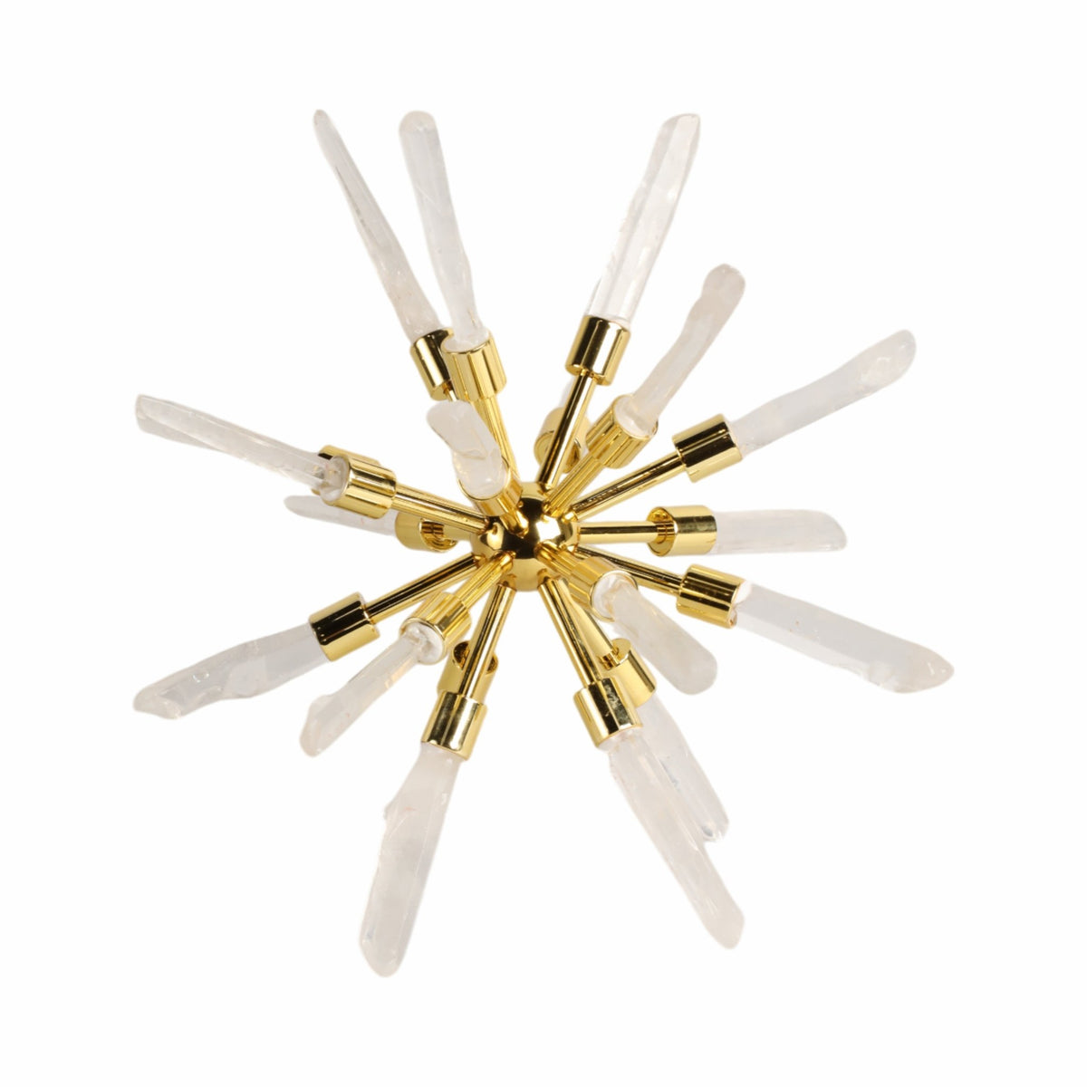 10" Fiona Large Crystal Starburst Statuary Kd Table Decors| Sagebrook Home