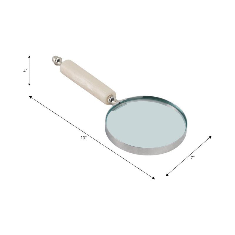 10" Gasper Resin Magnifying Glass - Al Rugaib Furniture