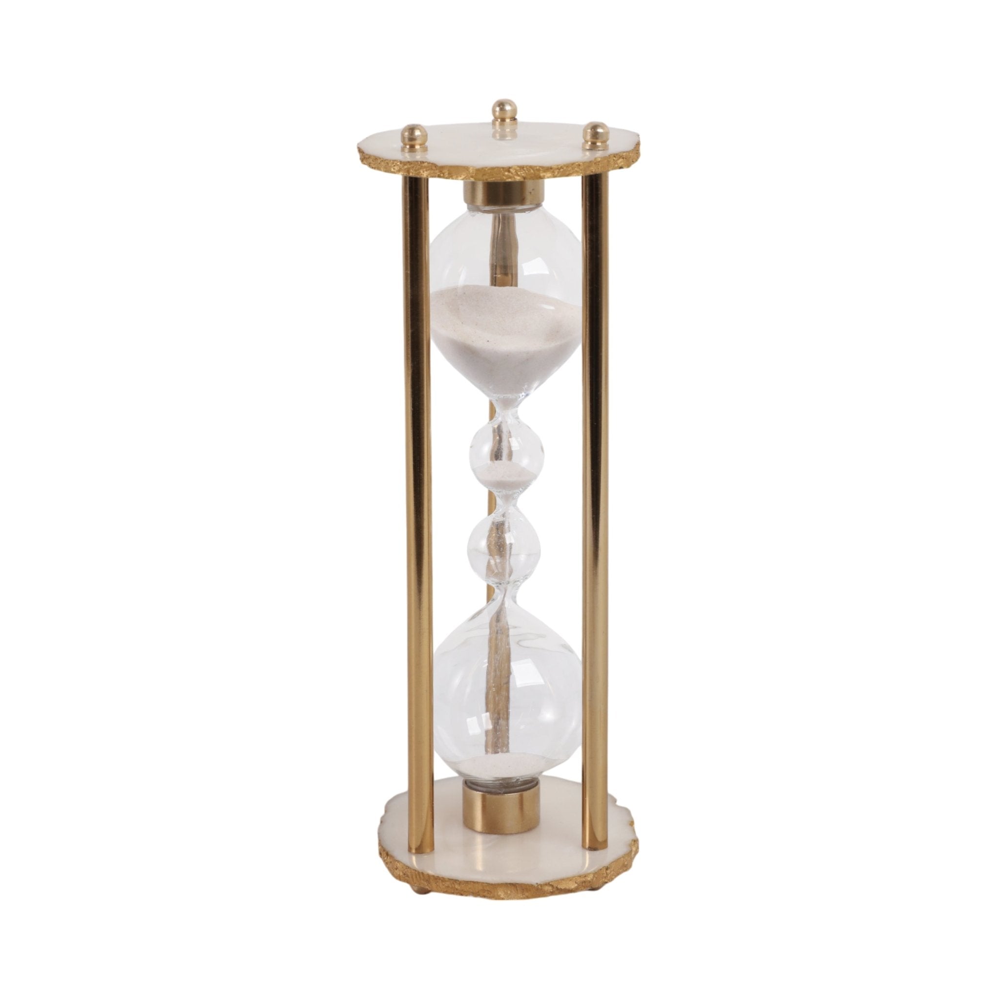 10" Madison Resin Hourglass Table Decors| Sagebrook Home