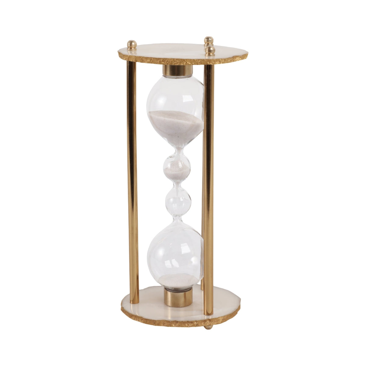 10" Madison Resin Hourglass Table Decors| Sagebrook Home