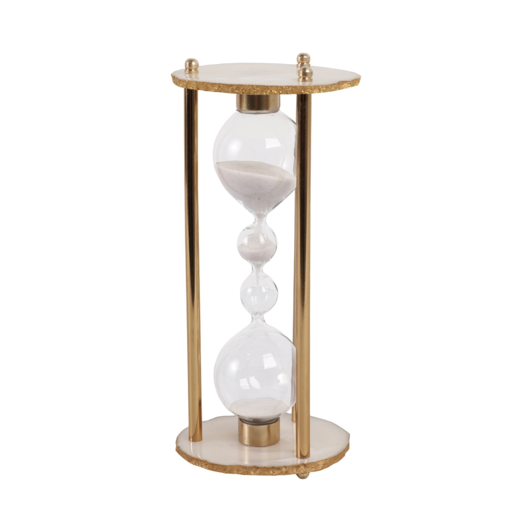 10" Madison Resin Hourglass Table Decors| Sagebrook Home