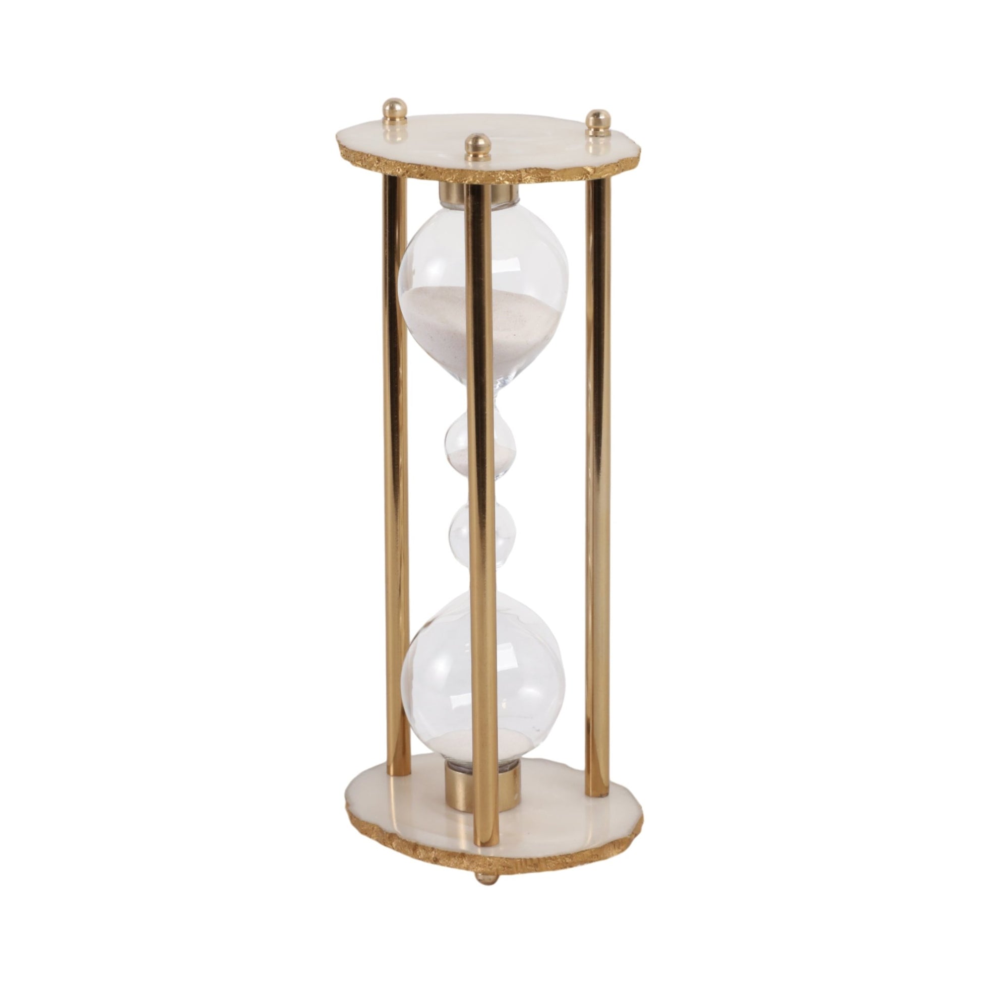 10" Madison Resin Hourglass Table Decors| Sagebrook Home
