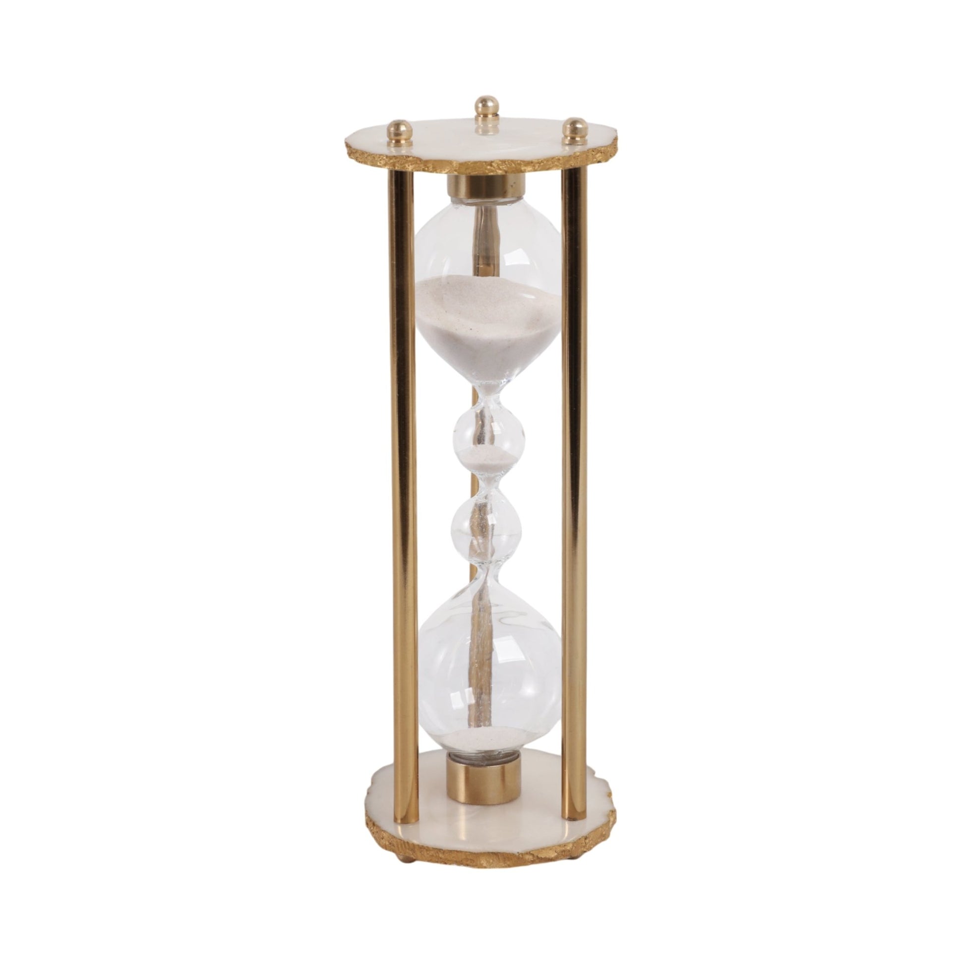 10" Madison Resin Hourglass Table Decors| Sagebrook Home