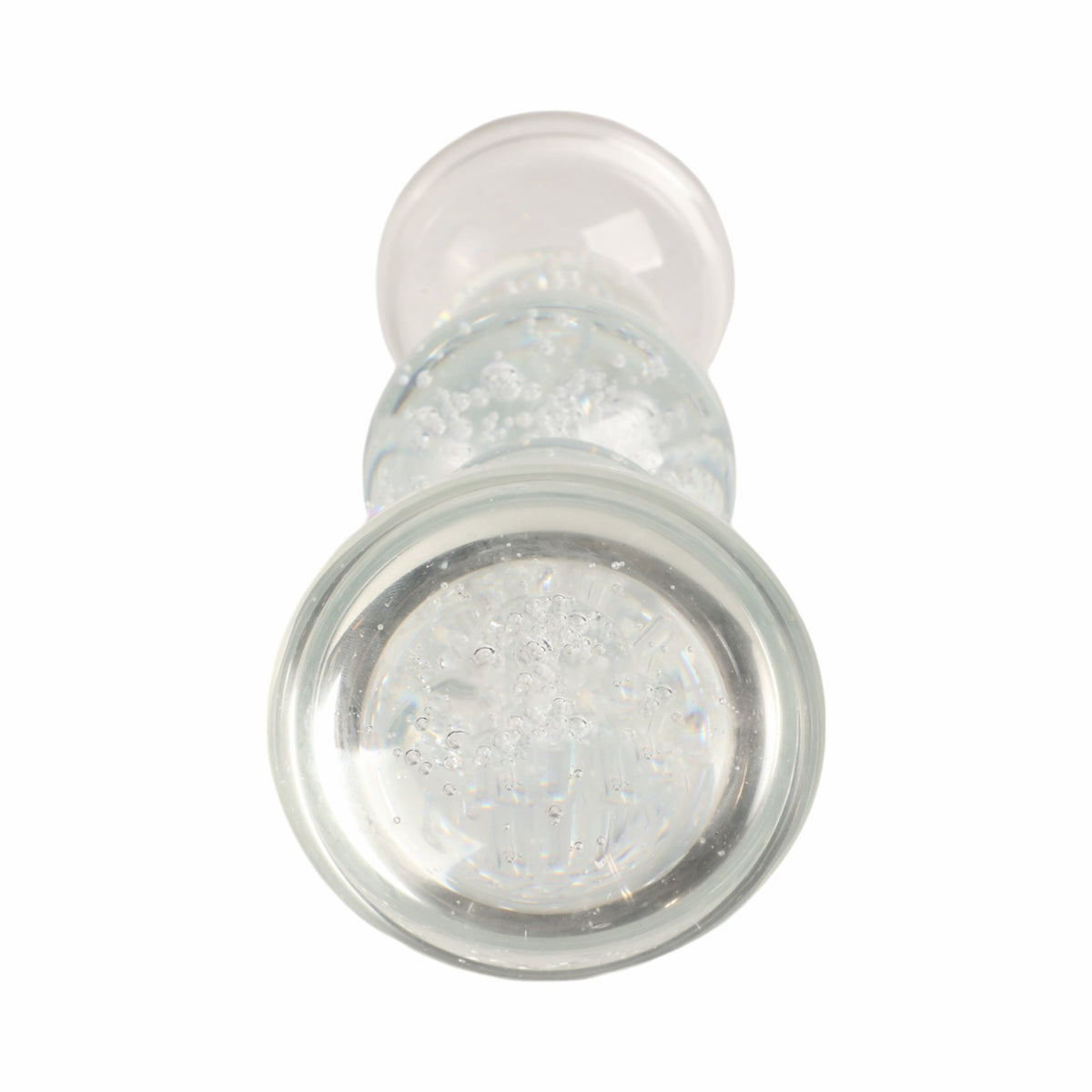 10" MULTI BUBBLE CRYSTAL CANDLE HOLDER W/ TAPER, C Candle Holders| Sagebrook Home