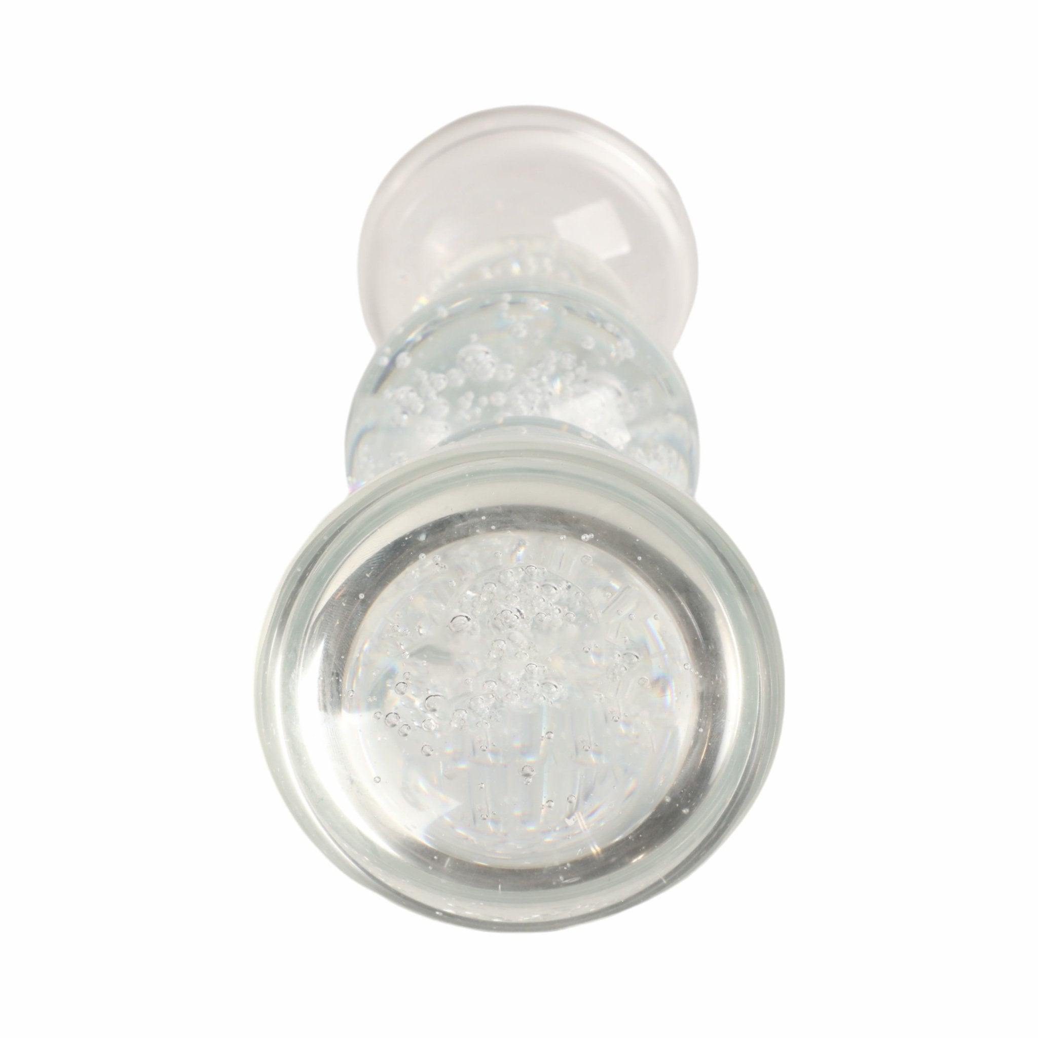 10" MULTI BUBBLE CRYSTAL CANDLE HOLDER W/ TAPER, C Candle Holders| Sagebrook Home