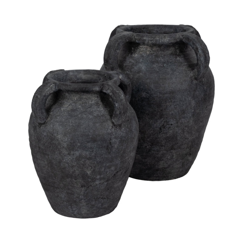 10" Multi Handle Jug, Black - Al Rugaib Furniture