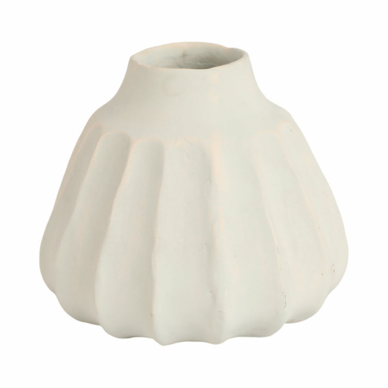 10" NEWBRIDGE SMALL TEAL ECOMIX VASE - Al Rugaib Furniture