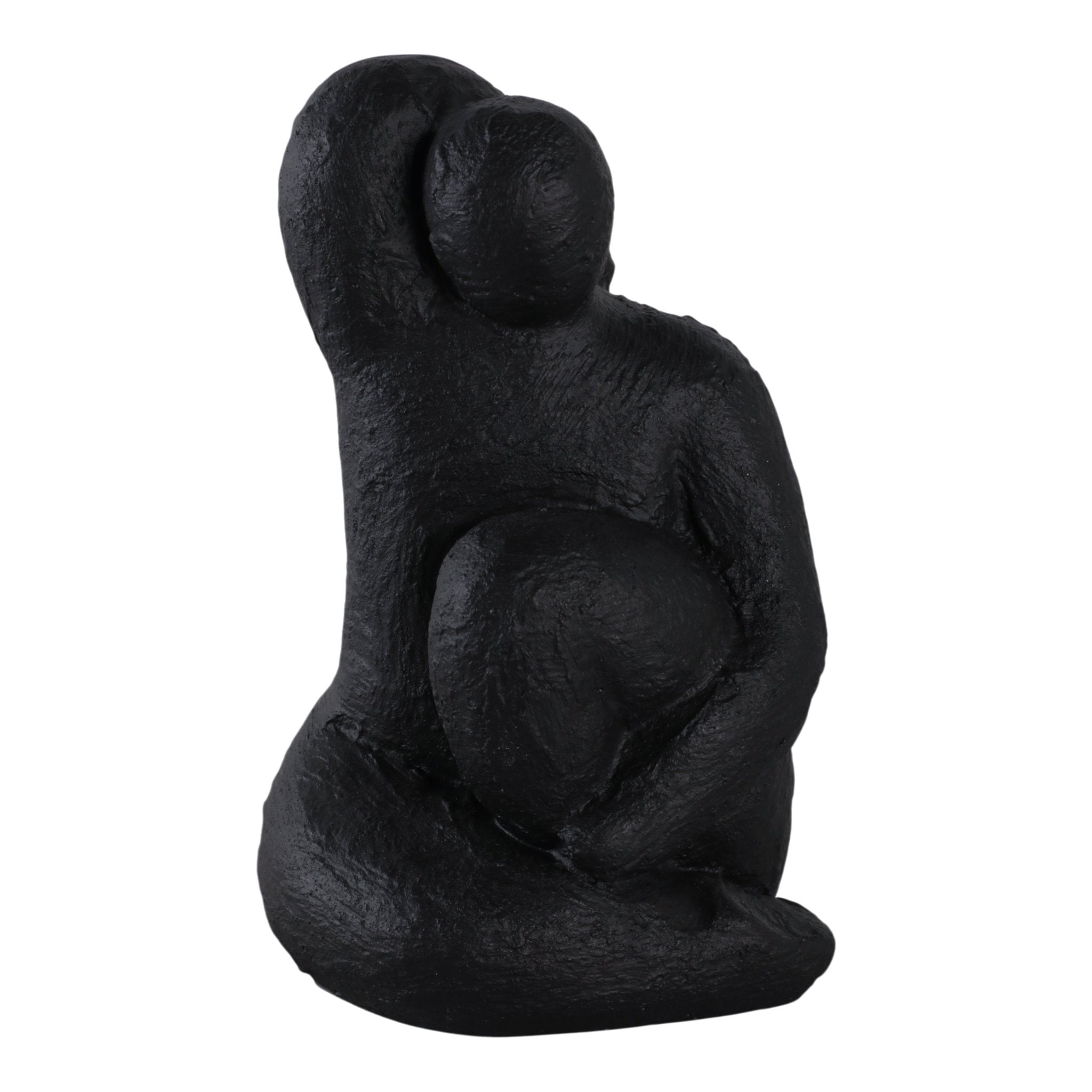 10" Raised Arm Posing Figure, Black Table Decors| Sagebrook Home