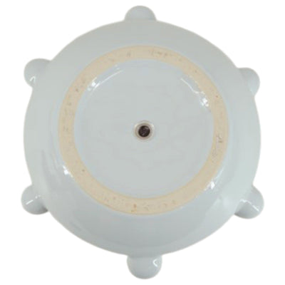 10" Tapered Bubble Planter, White - Al Rugaib Furniture