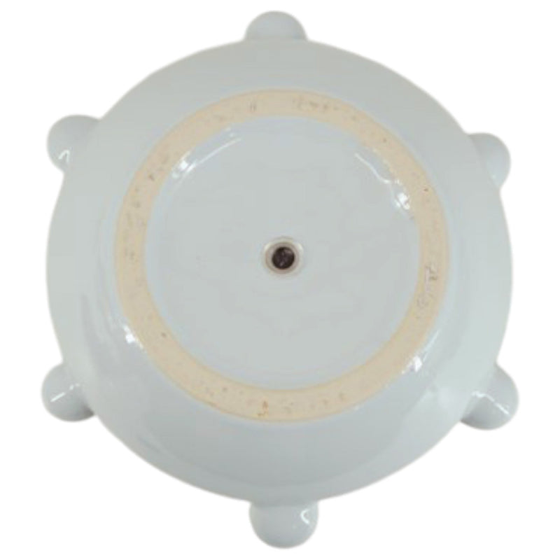 10" Tapered Bubble Planter, White - Al Rugaib Furniture