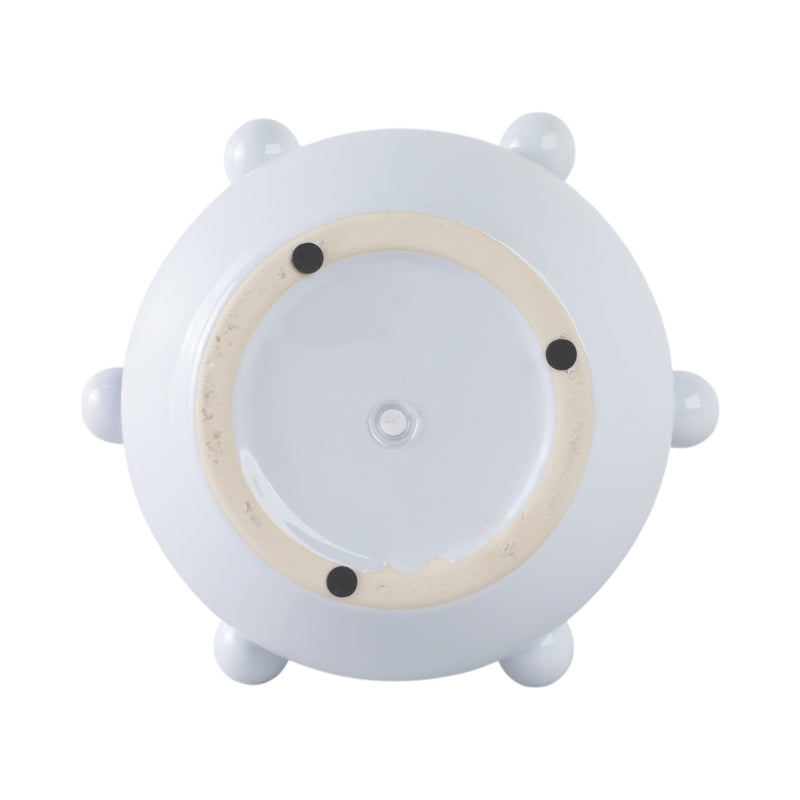 10" Tapered Bubble Planter, White - Al Rugaib Furniture