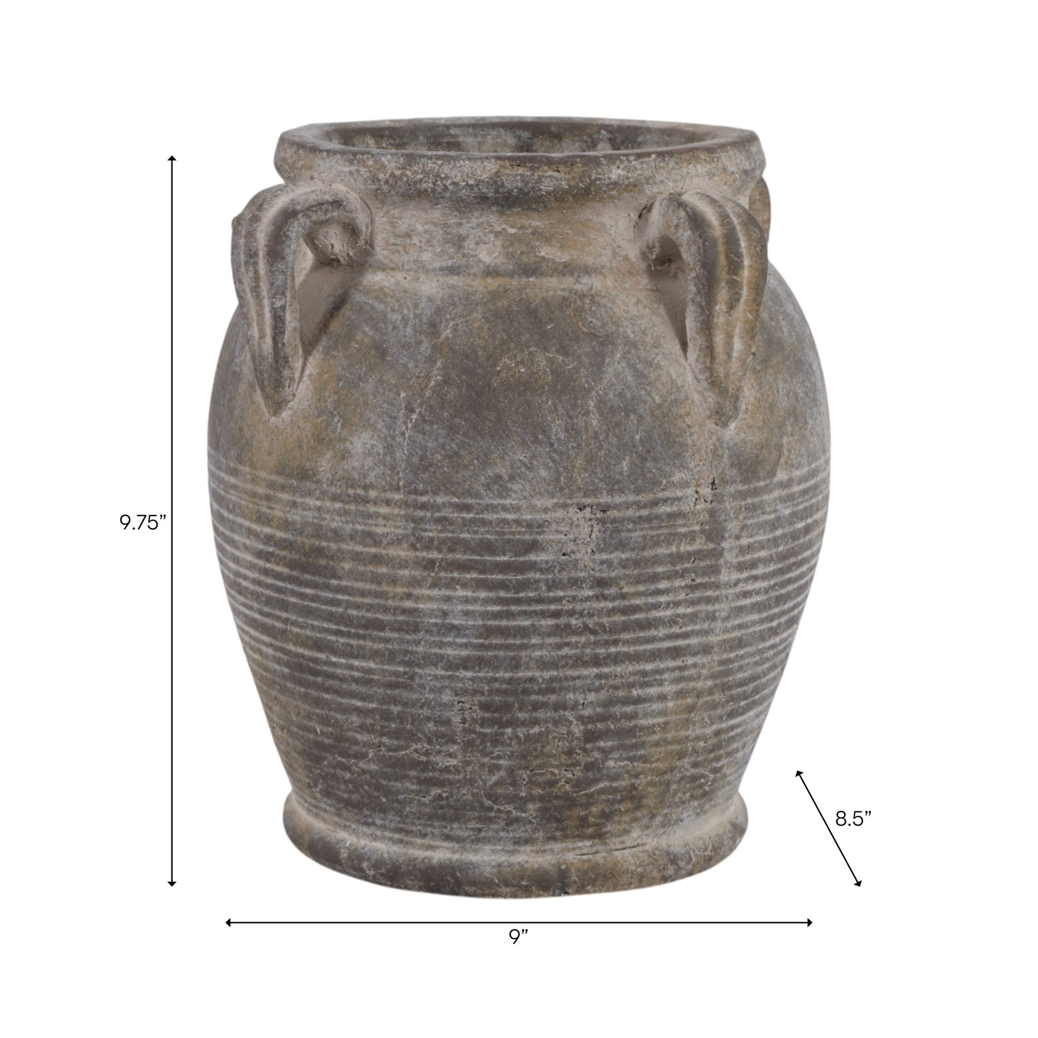 10" Vase With Handles, Brown Vases and Jars| Sagebrook Home