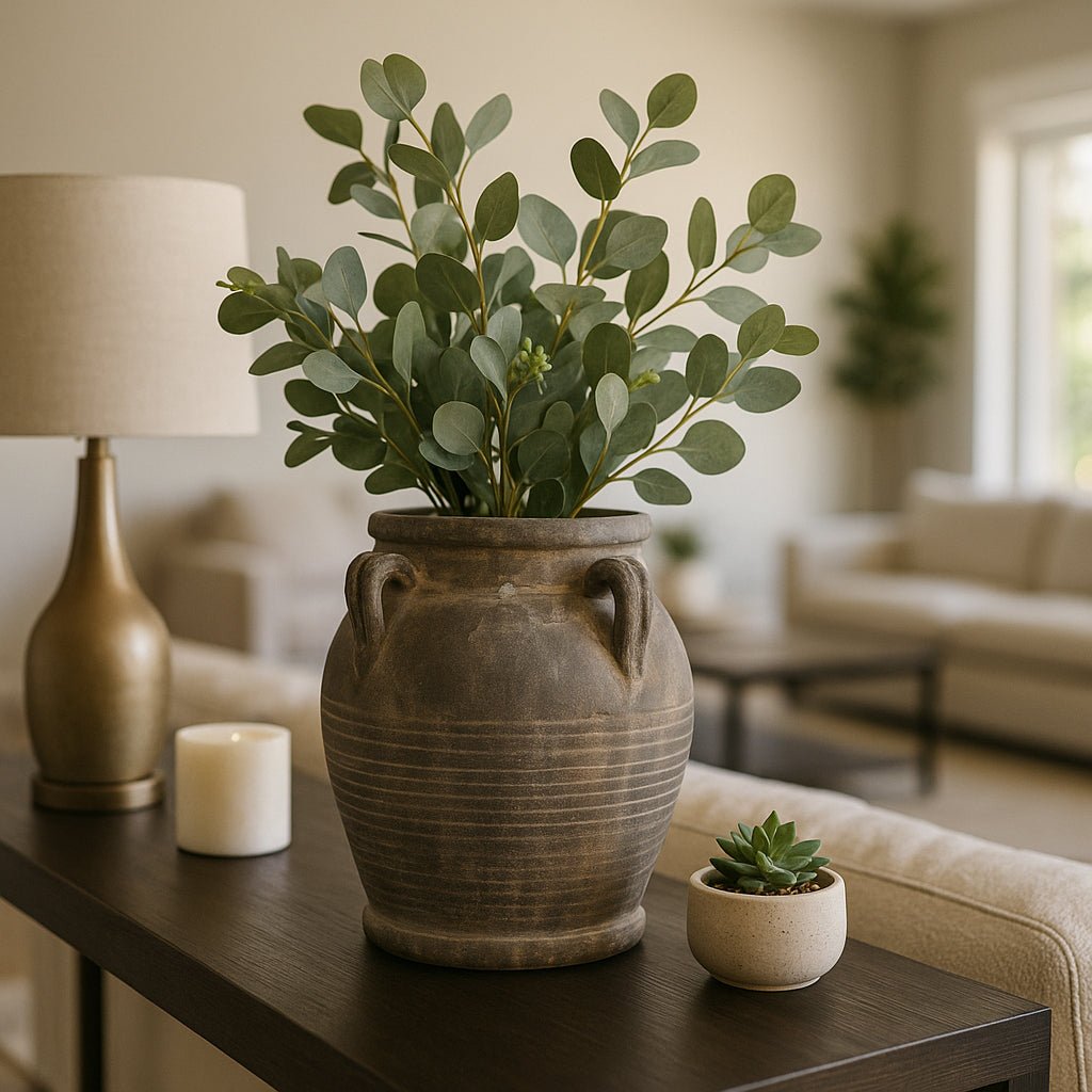 10" Vase With Handles, Brown Vases and Jars| Sagebrook Home