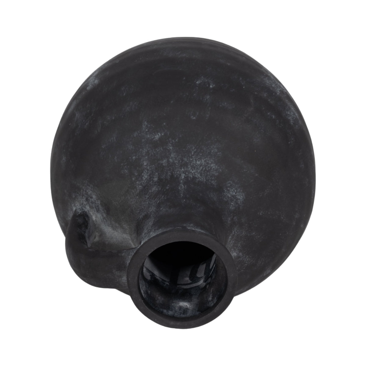 10" Weathered Terracotta Jug With Handle, Black Vases and Jars| Sagebrook Home