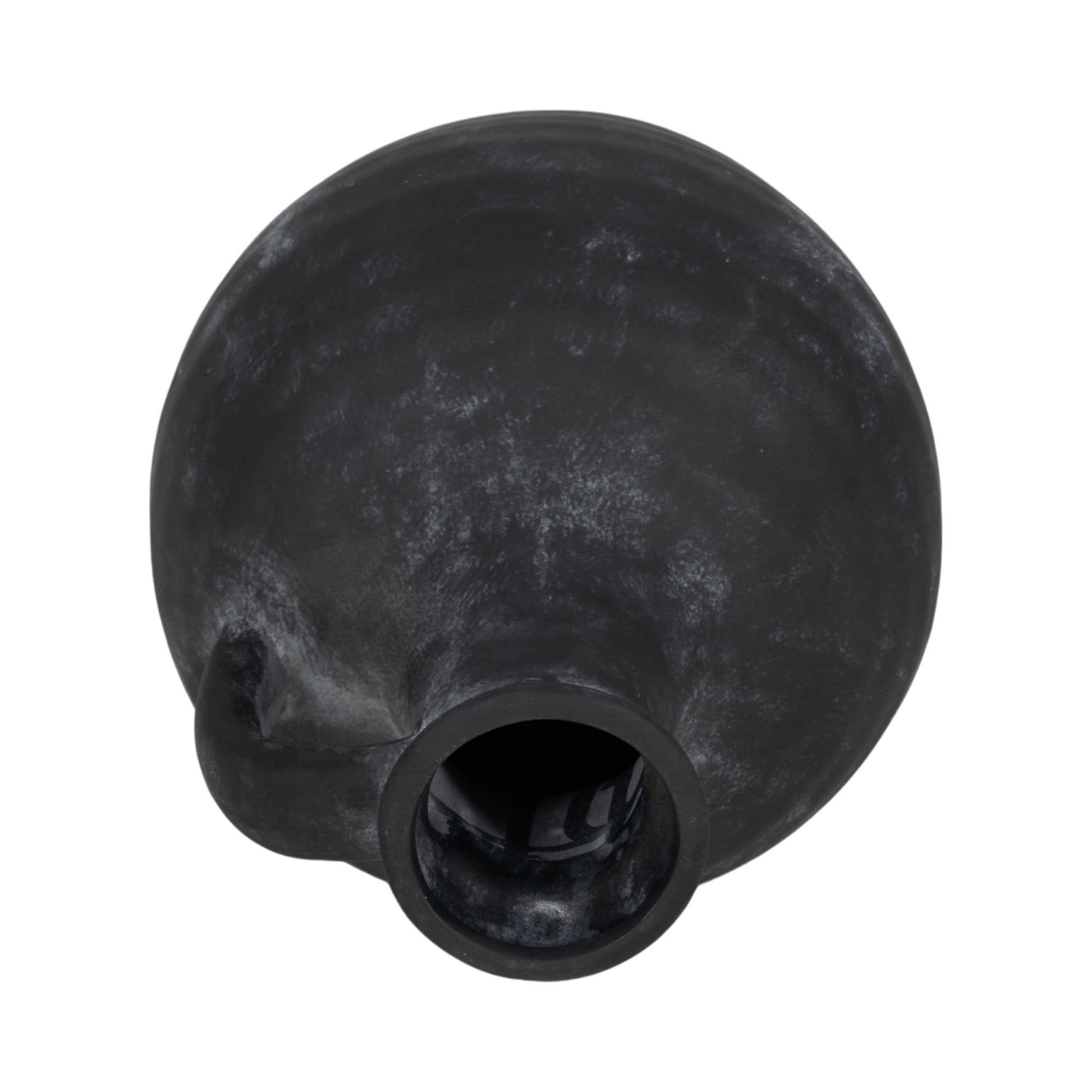 10" Weathered Terracotta Jug With Handle, Black Vases and Jars| Sagebrook Home