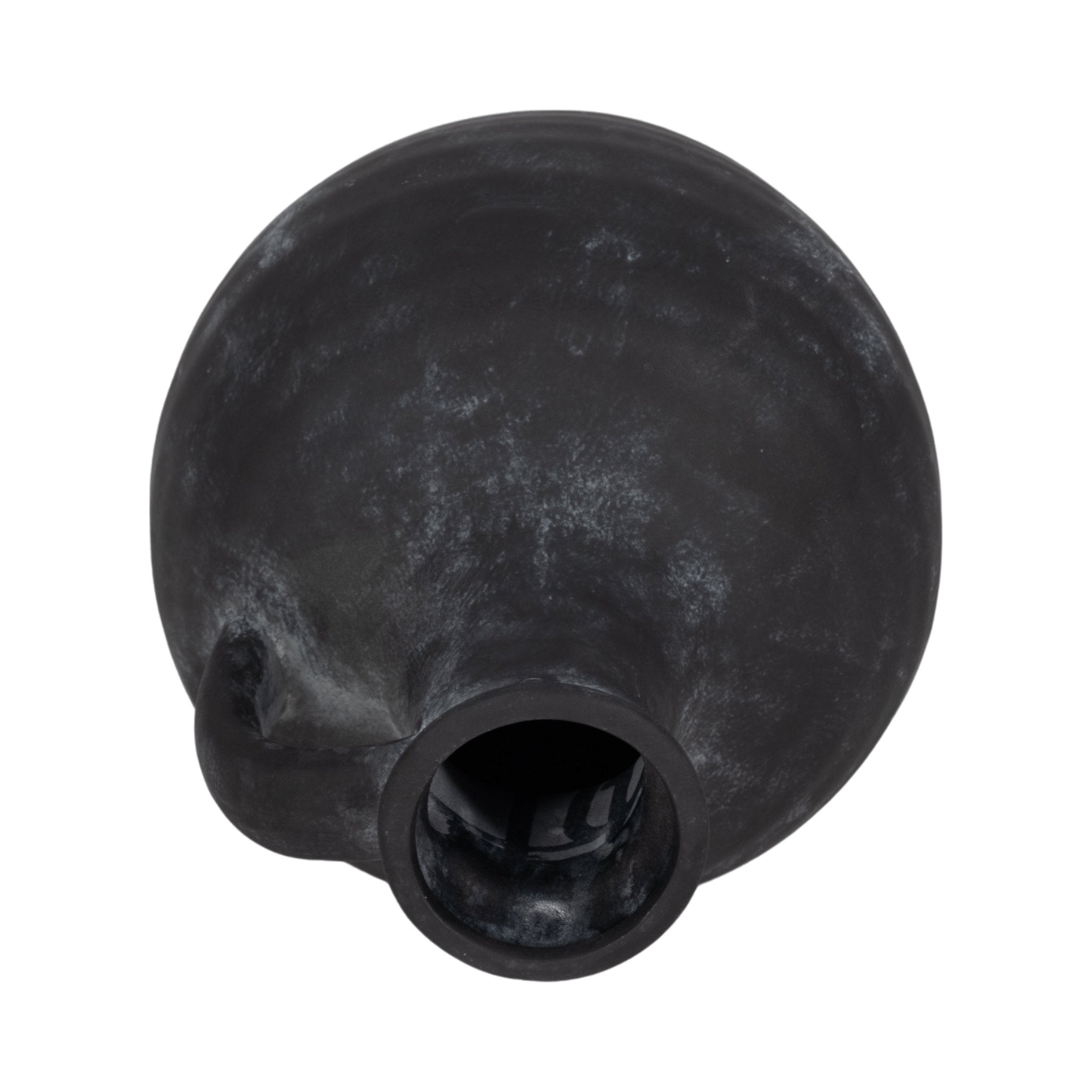10" Weathered Terracotta Jug With Handle, Black Vases and Jars| Sagebrook Home