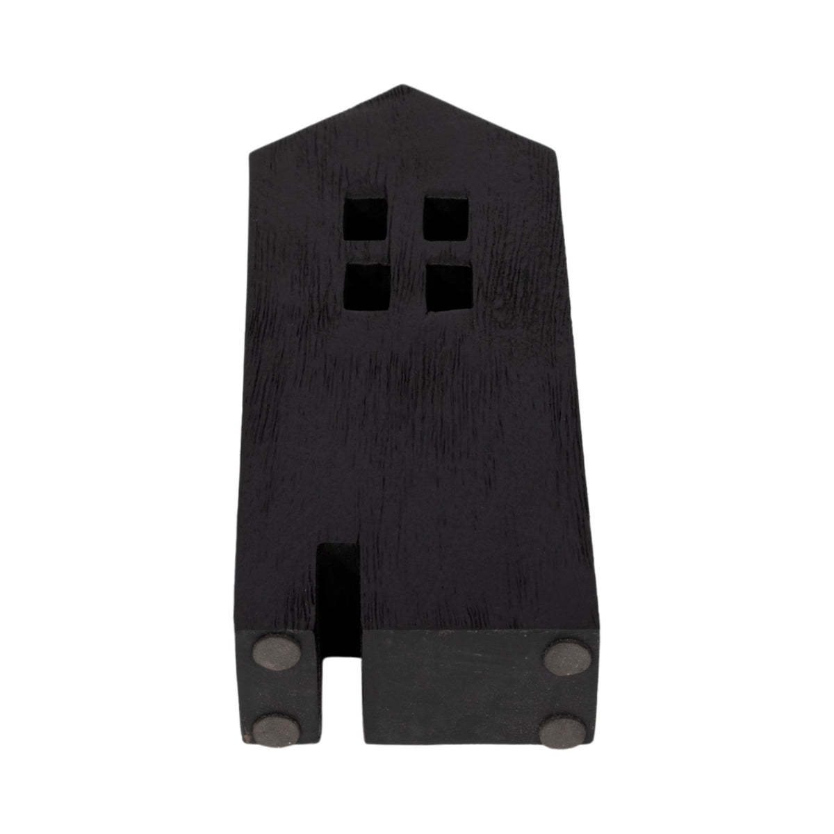 10" Wood House Decor, Black Table Decors| Sagebrook Home