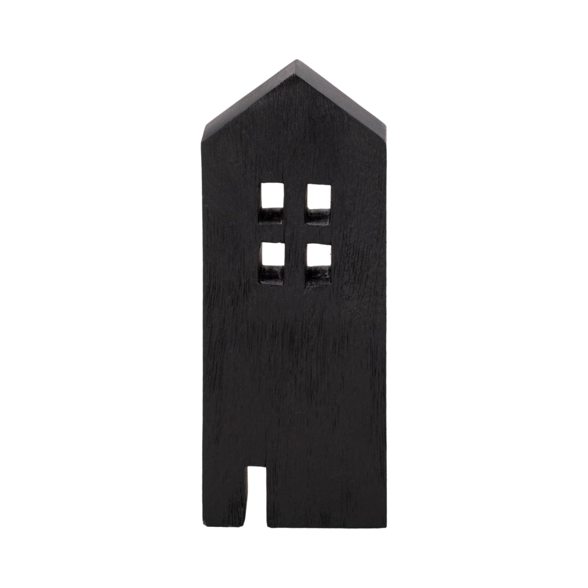 10" Wood House Decor, Black Table Decors| Sagebrook Home